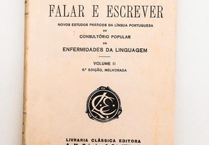 Falar e Escrever, Cândido de Figueiredo Volume II