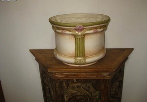 Antigo cachepot porcelana estilo victoriano