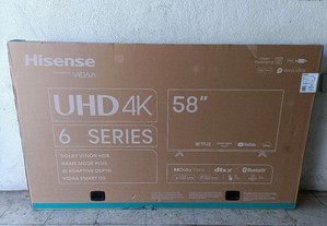 TV Hisense 58'' 58A6K LED UHD 4K Smart TV