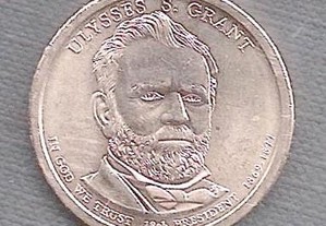 Moeda USA- Dollar 18 Presidente Ulysses S. Grant