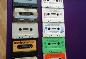 Cassetes Áudio variadas