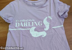 T-shirt lils de menina da Lefties