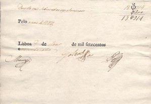 Documento pagamento décima Santa Engracia - 1797