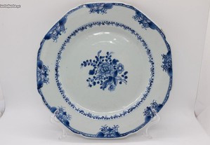 Prato Porcelana Chinesa Companhia das Índias XVIII