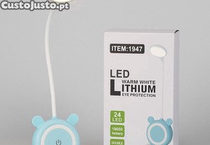  Luminária de Secretária LED Recarregável  Modelo 1947 
