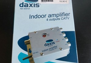 Daxis Amplificador interior 4 saídas Catv