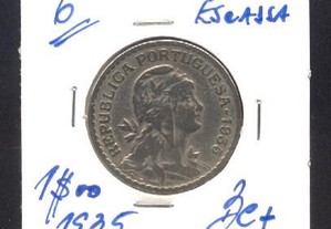 Espadim - Moeda de 1$00 de 1935 - Escassa