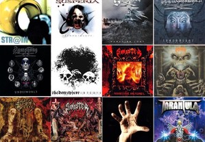 24 CDs - Metal - Raros - Muito Bom Estado