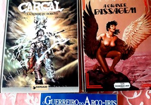 Livros BD - Cargal / Grande Passagem / Guerreiro Arco-Iris