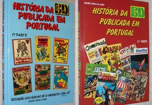 História da BD Publicada em Portugal - 1ª e 2ª Parte (2 volumes)