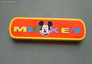 Antigo jogo estojo metálico Disney Mickey