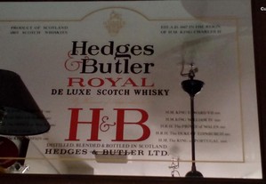 Publicidades espelhados com moldura vintage whisky