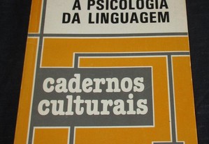 Livro A Psicologia da Linguagem Cadernos Culturais