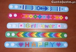 Pulseiras em diamantes