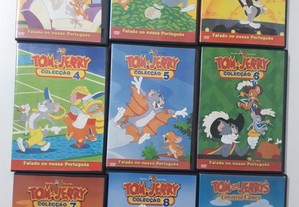 Dvd's colecção Tom e Jerry 9 unidades