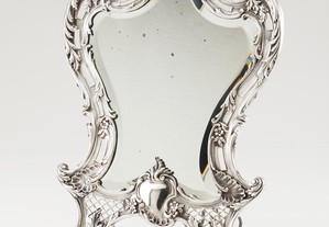 Espelho antigo de mesa em prata portuguesa