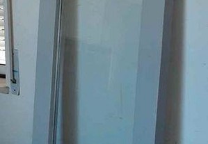 Painel em Vidro Duplo com Moldura em Madeira VINTAGE. (Como Novo)