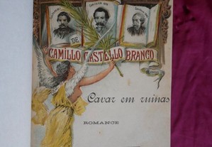 Camillo Castello Branco. 4 Obras encadernadas conjuntamente.