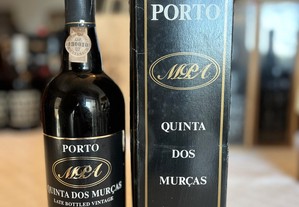 Vinho do Porto Quinta dos Murças LBV 1986 com caixa de cartão.