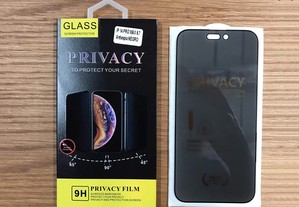 Película de vidro privacidade / Anti-Spy para iPhone 14 Pro Max