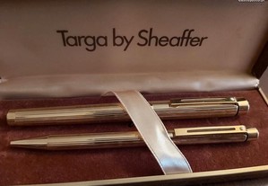 Caneta e esferográfica Sheaffer Targa 1005 fine USA - ouro - antiga