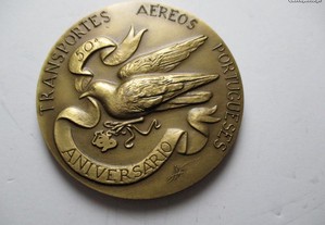 Medalha TAP Transportes Aéreos Portugueses Of.Envio