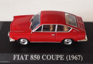 * Miniatura 1:43 Fiat 850 Coupé (1967) Queridos Carros | Matricula Portuguesa