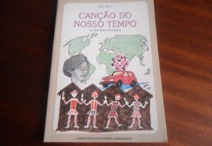 "Canção do Nosso Tempo e Outros Poemas" de João Melo - 1ª Edição de 1989