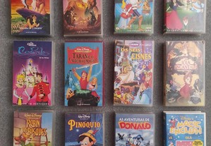 12 Cassetes Disney (Conjunto ou individual)