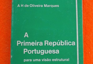 A Primeira República Portuguesa - A.H. de Oliveira Marques