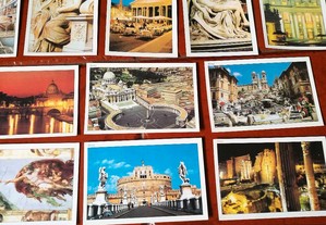 Conjunto de cartões postais