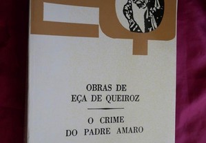 O Crime do padre Amaro. Obras de Eça de Queiroz. Edição Livros do Brasil