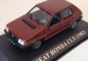 Miniatura 1:43 SEAT RONDA CLX (1982) Colecção Queridos Carros Anos 80 / 90 | Matricula Portuguesa