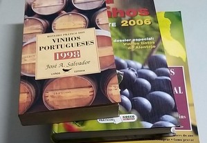 3 Livros roteiros do vinho