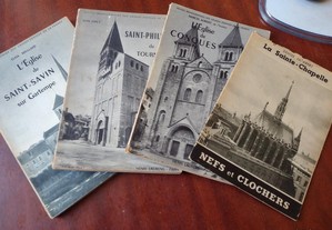Abadias, Catedrais, Igrejas - 4 livros