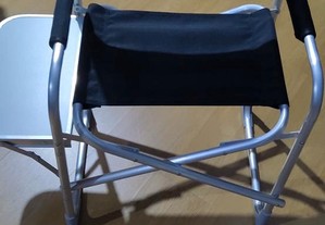 Cadeira de praia, usada com apoio