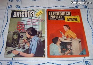 2x revistas, Antena e Electronica Popular de 1958