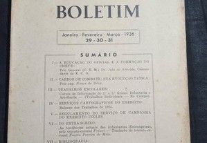 Escola Central de Oficiais 29-30-31 - Boletim 1936