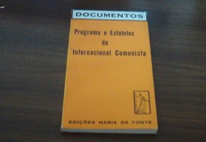 Programa e Estatutos da Internacional Comunista