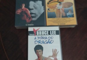 3 filmes VHS Bruce Lee originais