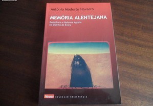 "Memória Alentejana" de António Modesto Navarro - 2ª Edição de 2004 - AUTOGRAFADO