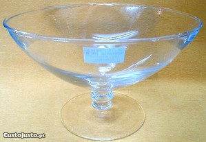 Taça de vidro redonda 27x16cm