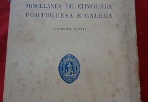 Miscelânea de Etimologia Portuguesa e Galega