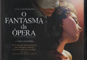Dvd O Fantasma da Ópera - musical - Gerard Butler