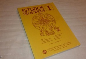 Estudos Filosóficos - Coord. Fernando Gil 1ª Edião