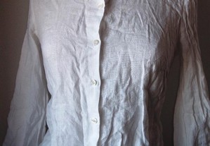 Camisa de linho Kookai branco 38