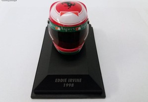 Eddie Irvine capacete F1 1:8 Minichamps 1998