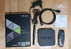 Box Smart TV MINIX Neo U9-H em excelente estado