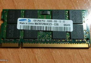 Memoria 1GB DDR2 200 pin Ram SO-Dimm Pc2-5300S