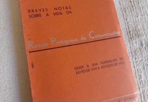 Livro dos anos 30 sobre a Revista Portuguesa de Comunicações